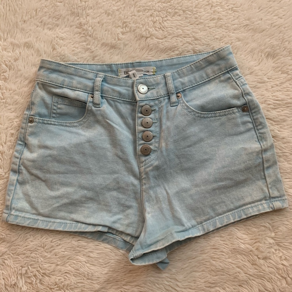 BCBGeneration High Rise Jean Shorts